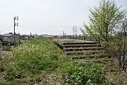 ホームの遺構（2008年4月）