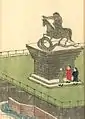 ニコライ・レザノフに伴われて帰国した日本人漂流民から大槻玄沢が聞き書きした環海異聞第11巻の挿画。1807年（文化4年）。