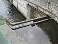 魚道のダム湖側