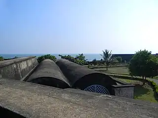 上からの眺め。