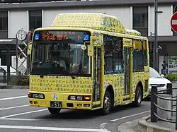 北部ルートの旧車両(受託:関東鉄道)