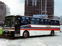 かしま号 臨時便には貸切車からの改造車（トイレなし）も使用されていた 関東鉄道 1353KS