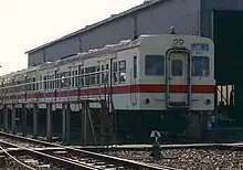 関東鉄道へ譲渡されたキハ301。塗装が変更されている。（2007年11月 水海道車両基地）