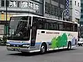 開業初期のマロニエ新宿号（セレガR GD：2004年メープル号へ、後に北関東ライナーへ転用し2012年廃車）