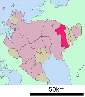 神埼市位置図