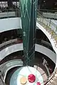吹き抜け部の螺旋階段