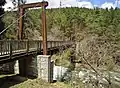 烏川に架かる烏川渓谷橋(烏川渓谷緑地)