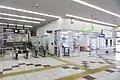 改札口と切符売り場(2023年1月)