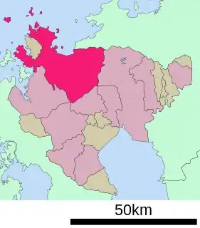 唐津市位置図