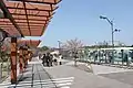 岩ヶ池公園の歩道。