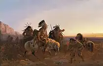 "The lost trail" (c.1856) ティッセン＝ボルネミッサ美術館