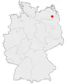 Karte neubrandenburg in Deutschland