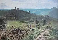 「ジャガイモの収穫」