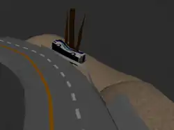 転落直後