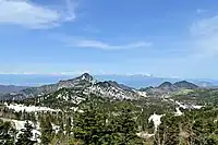 横手山ドライブインからの笠ヶ岳