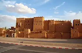 ワルザザート東部にあるタウリルト・カスバ