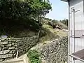 白浜集落の石積み垣根