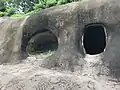 整備された横穴 開口部（2019年）