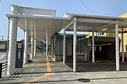 地下道南側出入口(2021年5月)
