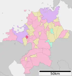 春日市位置図