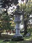 春日灯籠(旧池田氏庭園・秋田県大仙市)。