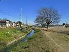 古隅田川最上流部（下蛭田地区）
