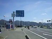 国道115号との分岐福島県耶麻郡猪苗代町堅田