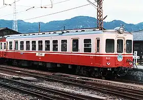 同和鉱業小坂鉄道から移籍したキハ802