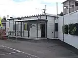 仮駅舎（2014年7月）