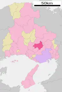 加東市位置図