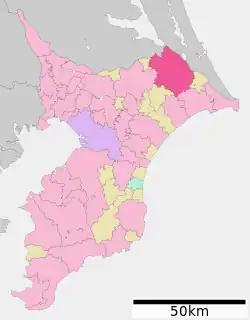 香取市位置図