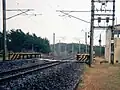 1991年頃の桂根駅全景。ホームが短かった