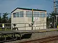 桂根駅信号通信機器室（2007年まで使用）