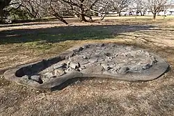 D区 30号柄鏡形敷石住居跡（複製）