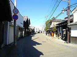 町内の町並み