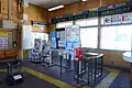 旧駅舎内(2021年2月)