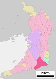 河内長野市位置図
