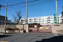 青木北小学校校門