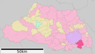 川口市位置図