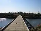 左岸側橋詰より東松山・坂戸市方面望む