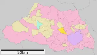川島町位置図