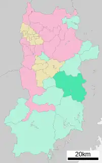 川上村 (奈良県)位置図