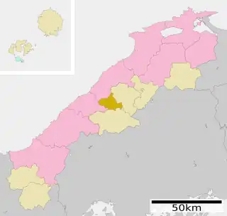 川本町位置図