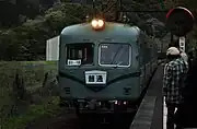 川根温泉笹間渡駅ホーム（2015年4月）