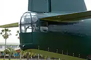 二式飛行艇の尾部銃座