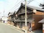 妻入りの民家三重県河崎