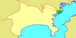 川崎市川崎区位置図