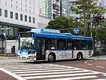 日野自動車製ハイブリッドバス