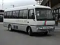 2009年8月当時の車両三菱ふそう・ローザ(3代目後期型)まちの駅かわうちにて