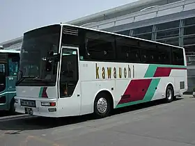 観光貸切車両(八戸駅西口にて)